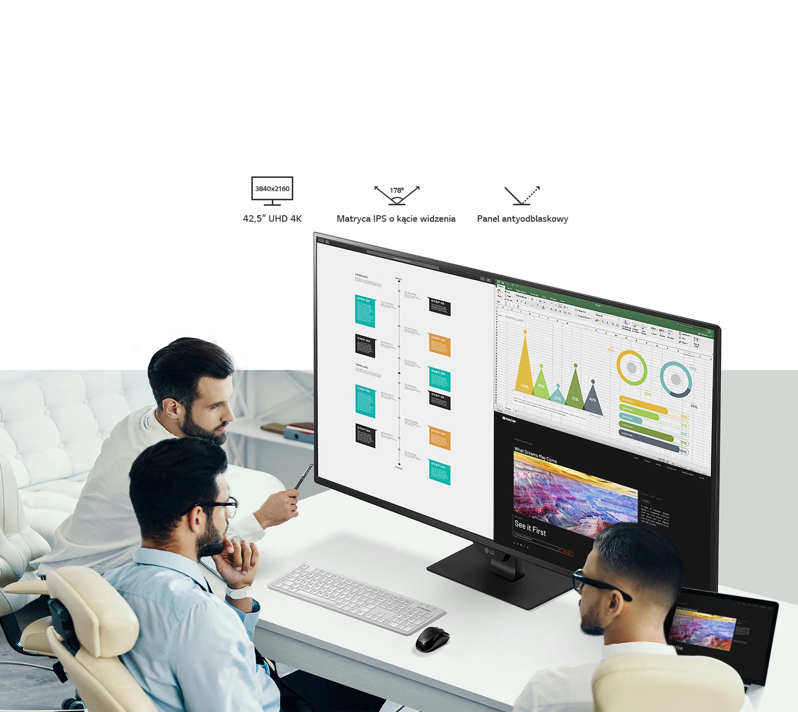 Monitor LG 43UN700-B - Opinie i ceny na Ceneo.pl