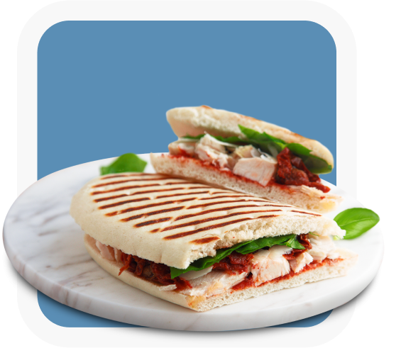 Chrupiące i złociste panini