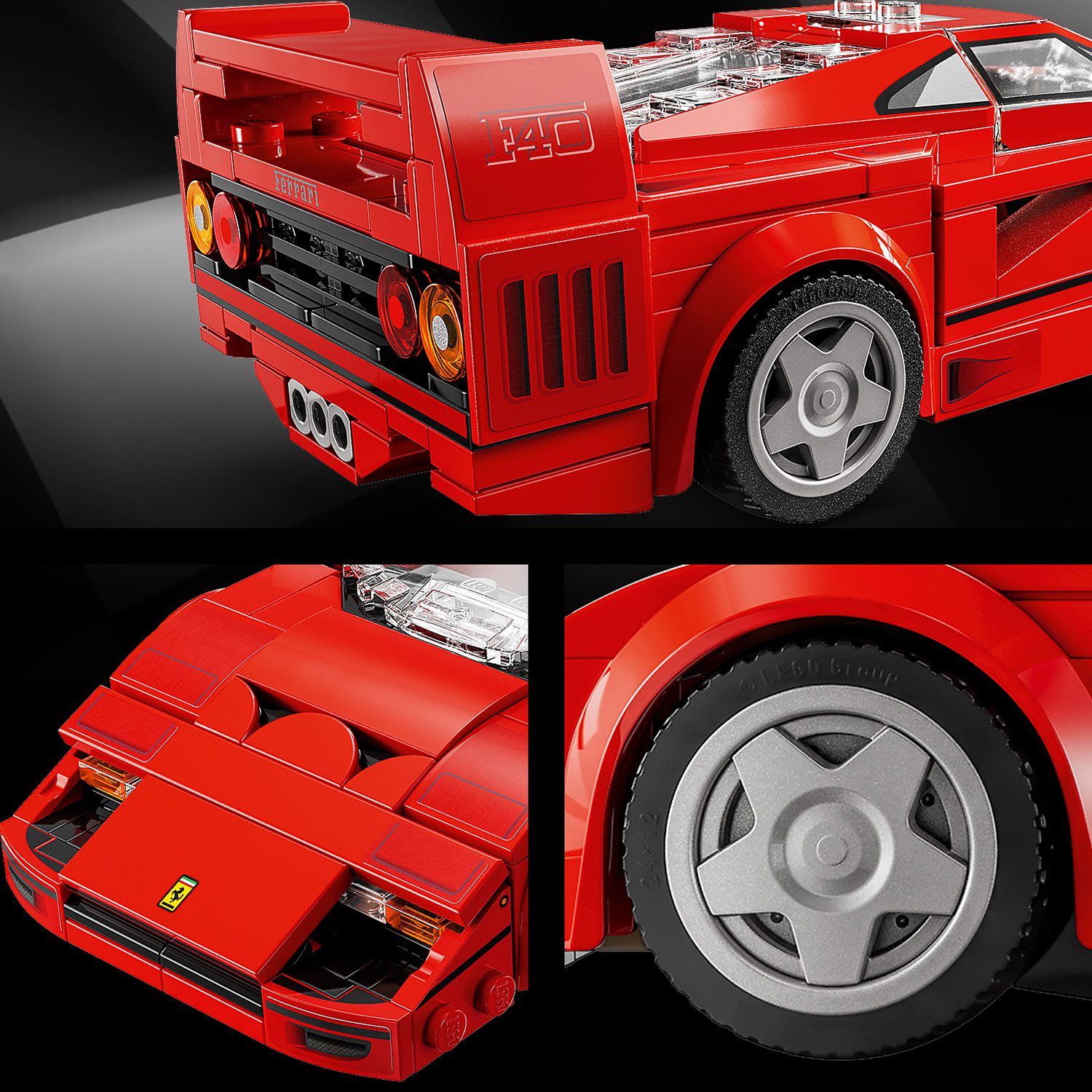 Autentyczne detale Ferrari