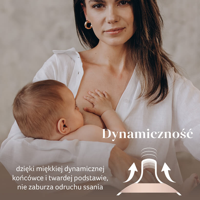 Nie zaburza odruchu ssania