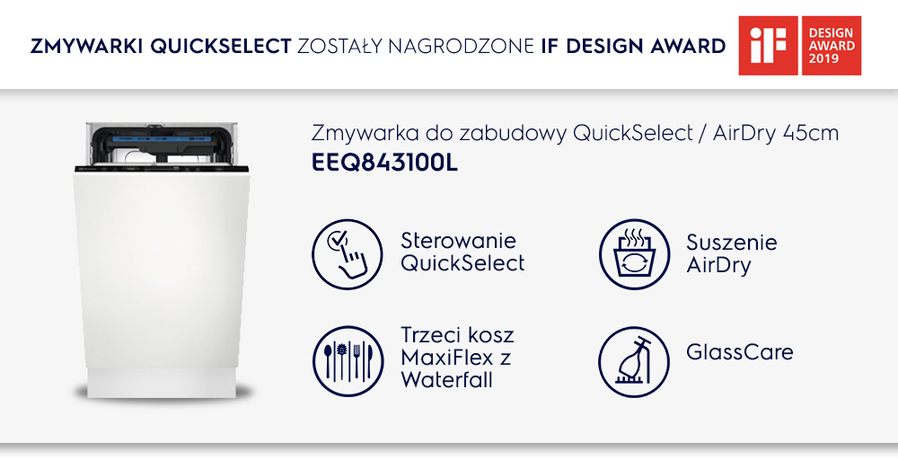 Zmywarka Electrolux QuickSelect 600 EEQ843100L Opinie i ceny na Ceneo.pl