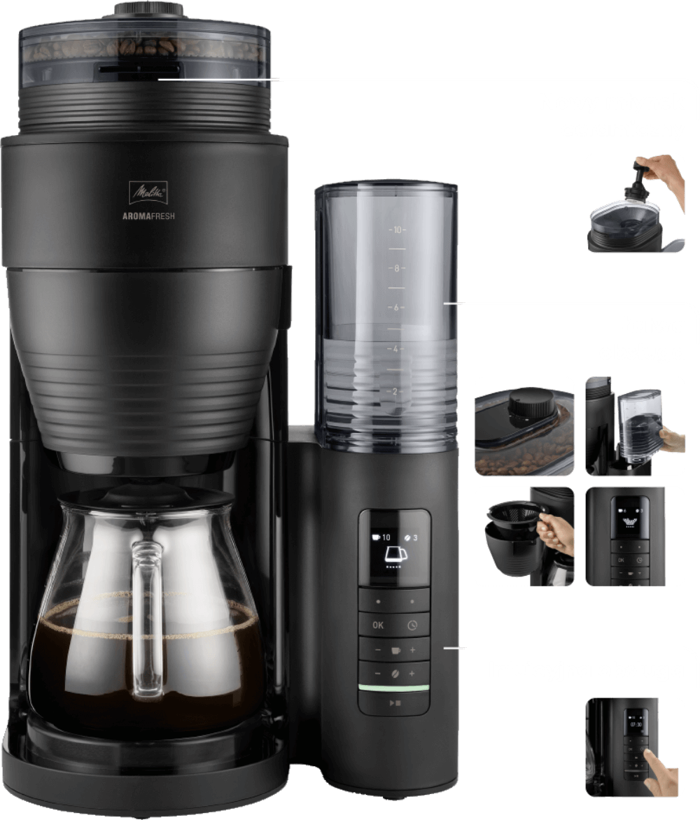 Melitta AromaFresh PRO II 103001 czarny mat Opinie i ceny na Ceneo.pl
