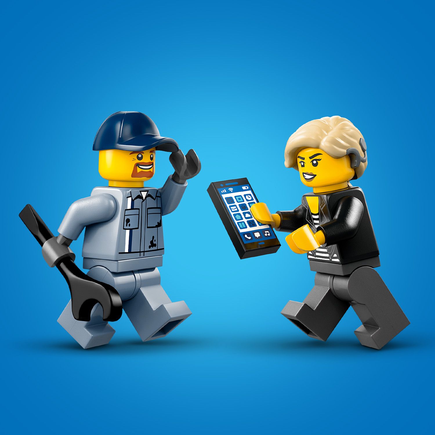 Dwie minifigurki do zabawy