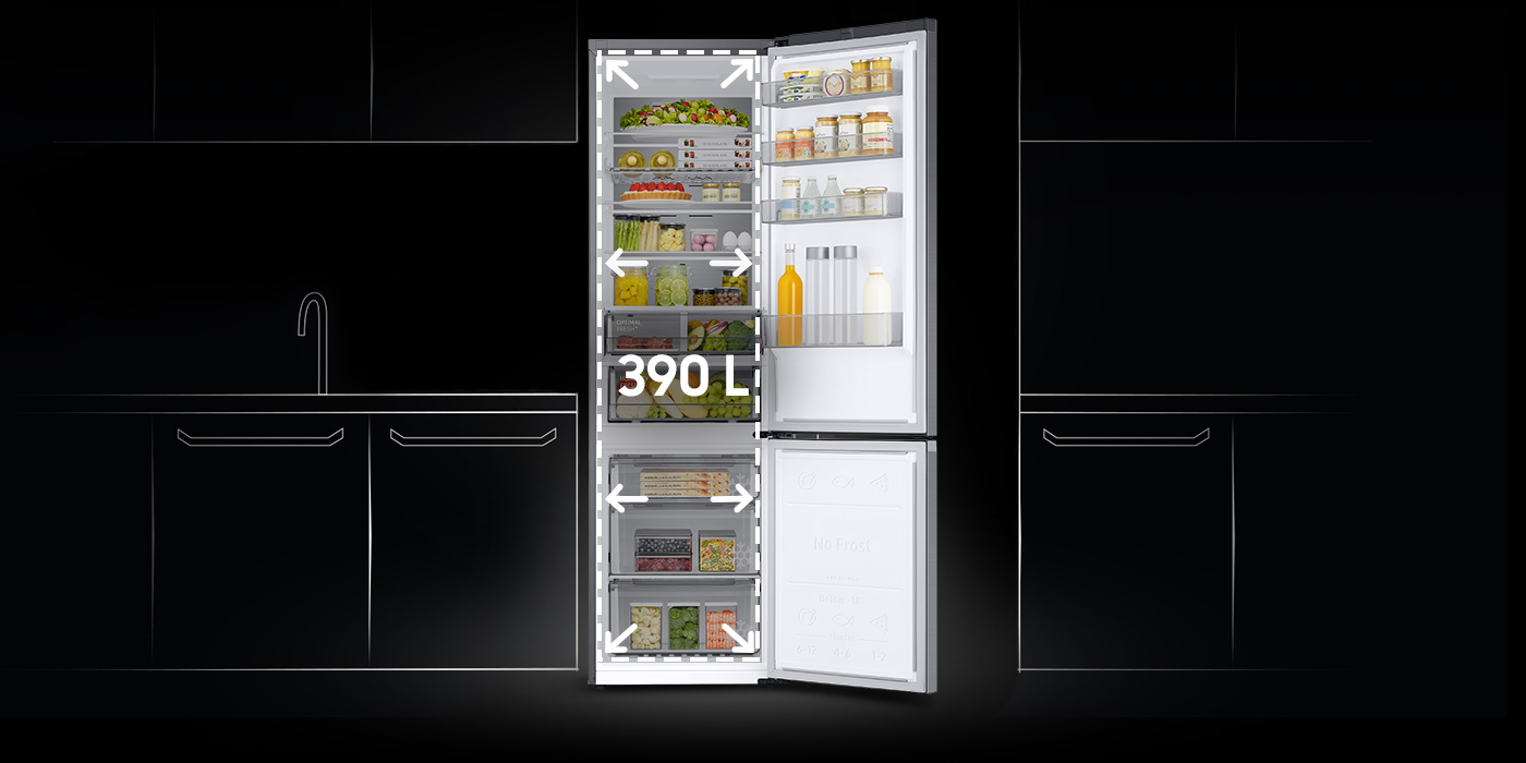 lodówka z technologią SpaceMax™