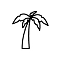 Palma - symbol funkcji Wakacje