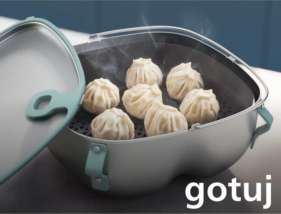 Pierożki robione na parze