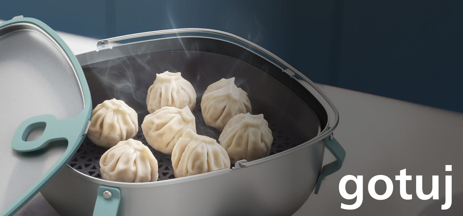 Pierożki robione na parze