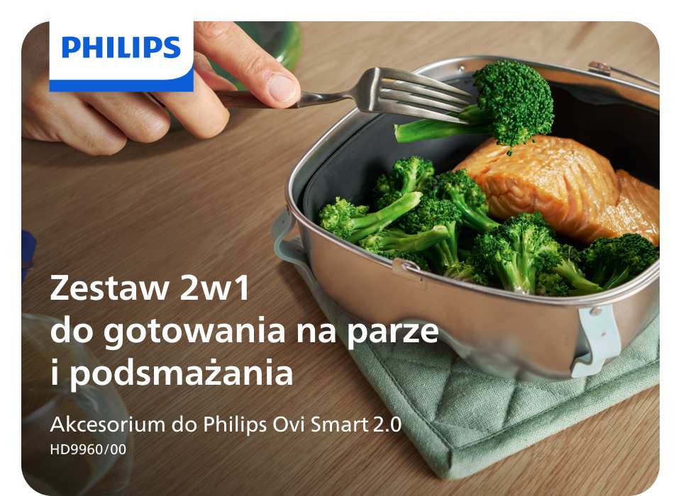 Akcesorium Philips 2w1 do airfryer dostępne na stronie Ceneo