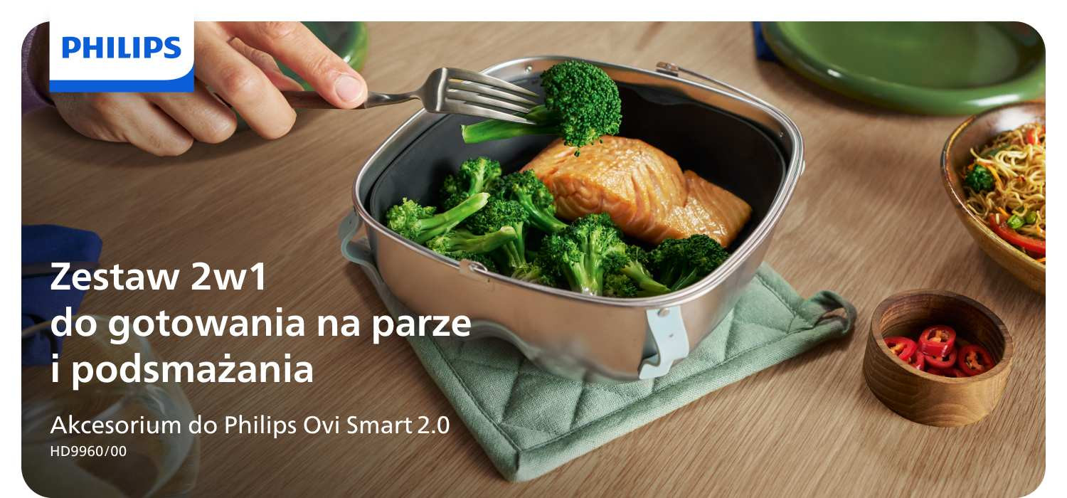 Akcesorium Philips 2w1 do airfryer dostępne na stronie Ceneo