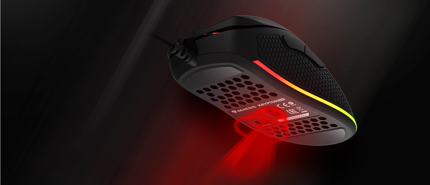 Genesis presenta el ratón ultraligero Krypton 555 de larga vida