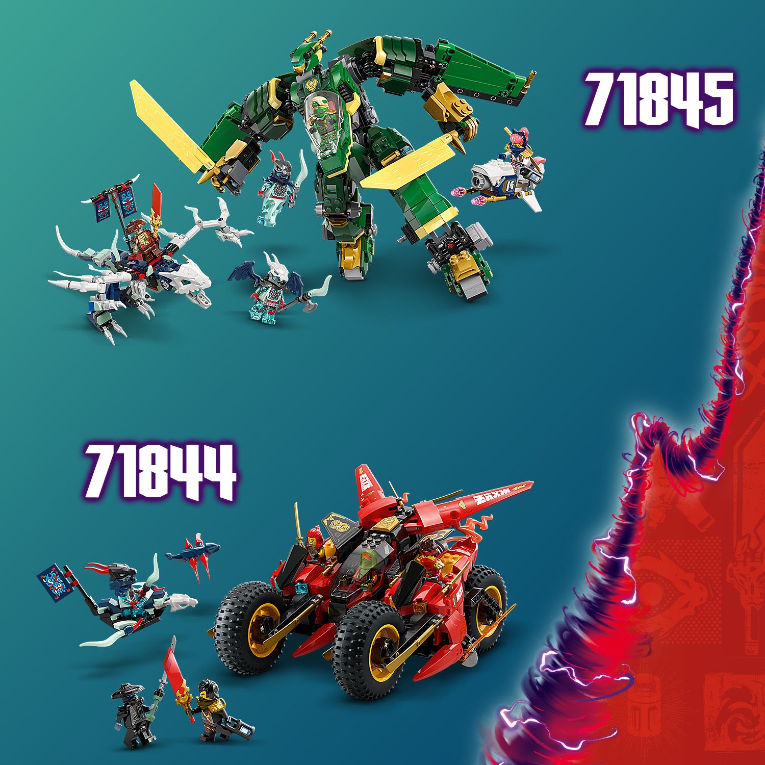 LEGO NINJAGO 71843 Mech smoczego jeźdźca Rogue'a - Ceny i opinie