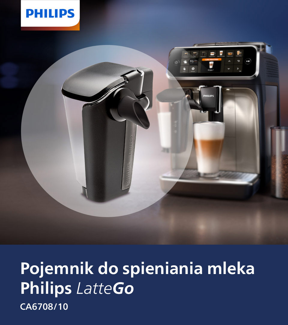 Philips LatteGo - innowacyjny system do spieniania mleka