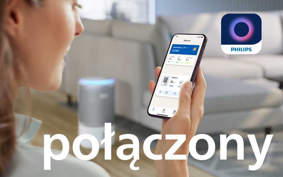 Philips AC3420/10 może być sterowany z poziomu aplikacji Air+