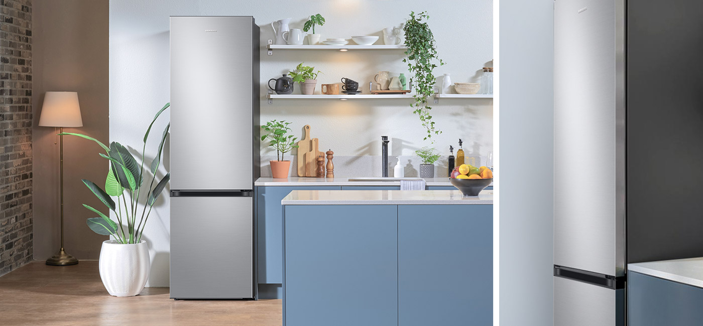 Lodówka Samsung Grand+ RB38C602DSA z zamrażalnikiem dolnym