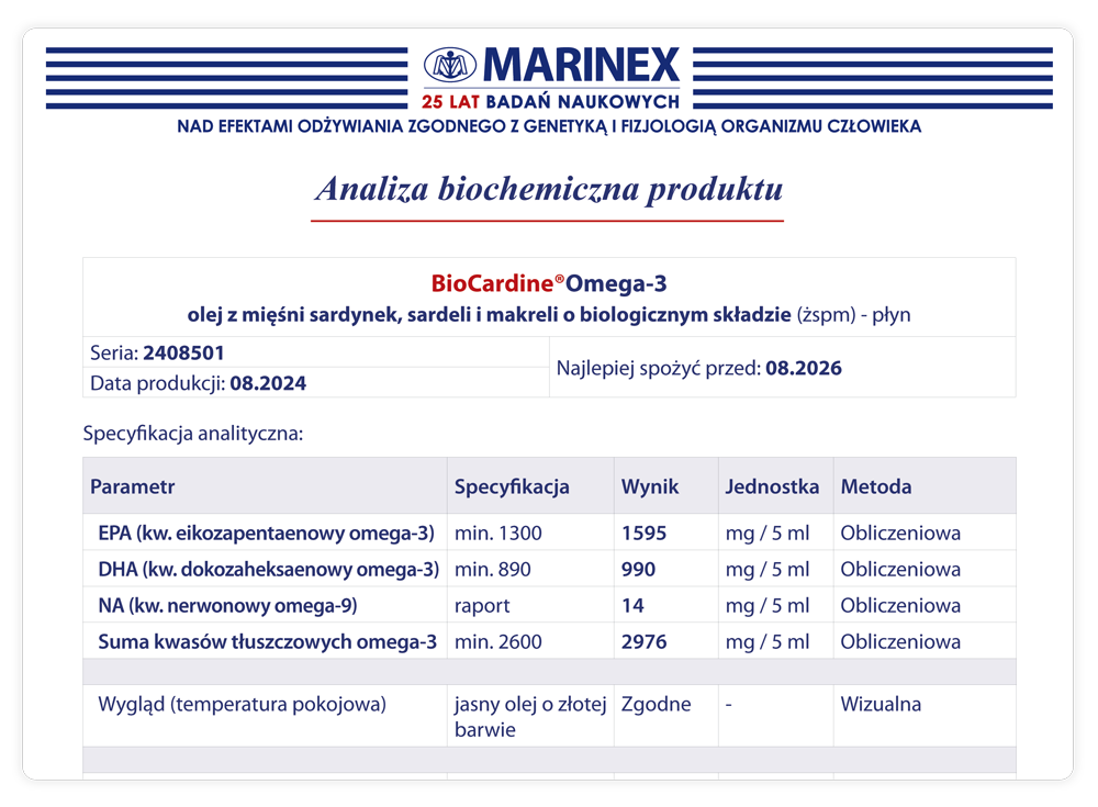 BioMarine Medical odporność w grypie i infekcjach wirusowych, żywienie w radioterapii i chemioterapii