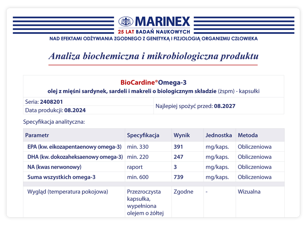 BioMarine Medical odporność w grypie i infekcjach wirusowych, żywienie w radioterapii i chemioterapii