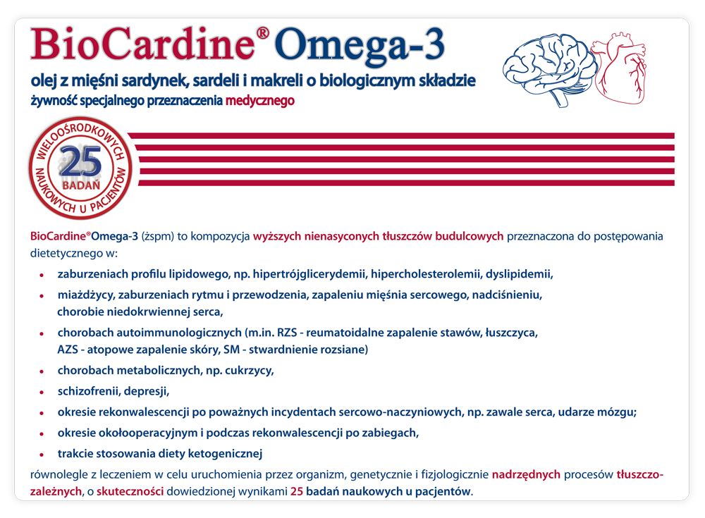 BioMarine Medical odporność w grypie i infekcjach wirusowych, żywienie w radioterapii i chemioterapii