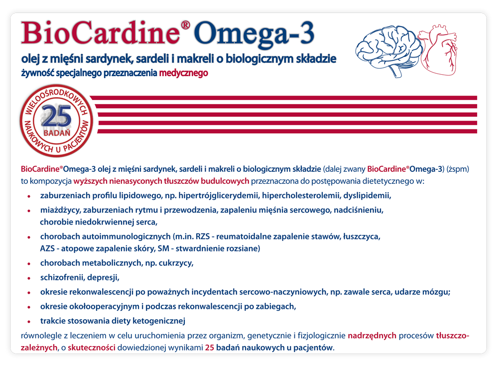 BioMarine Medical odporność w grypie i infekcjach wirusowych, żywienie w radioterapii i chemioterapii