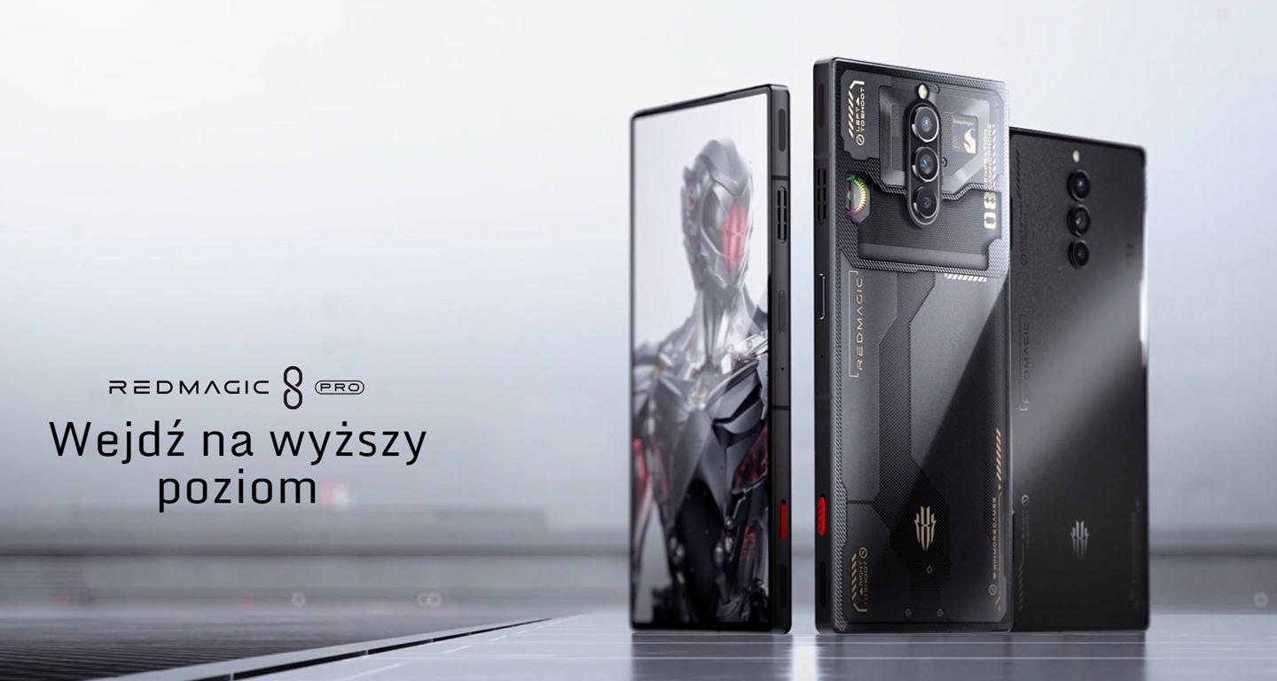 nubia Redmagic 8 Pro 12/256GB SIMフリー Nubia Redmagic 8 Pro 5G 12/256GB Matte 120Hz - Smartfony i