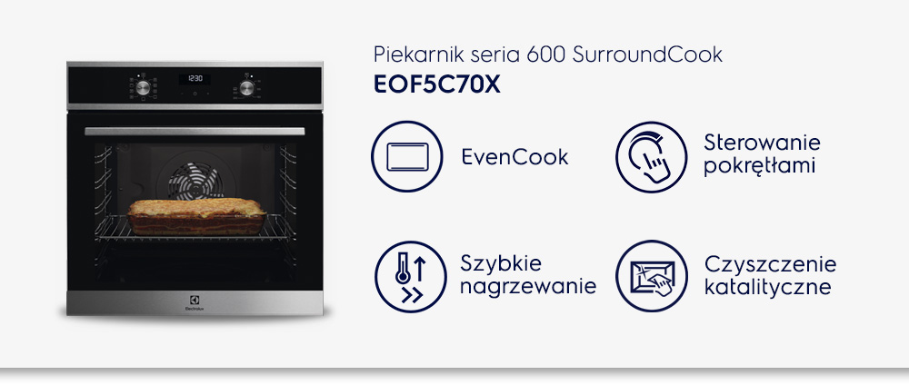 Piekarnik Electrolux SteamBake 600 EOD5C50Z - Opinie i ceny na Ceneo.pl