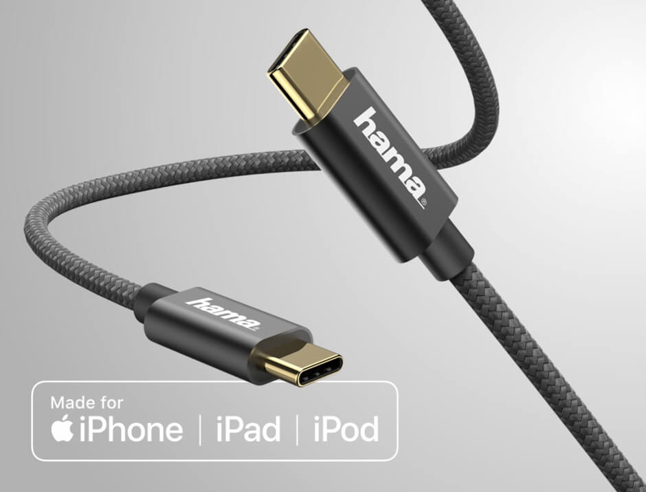 Hama USB-C Adapterkabel – Von USB-C Auf Micro-USB, 15 Cm, Vergoldet
