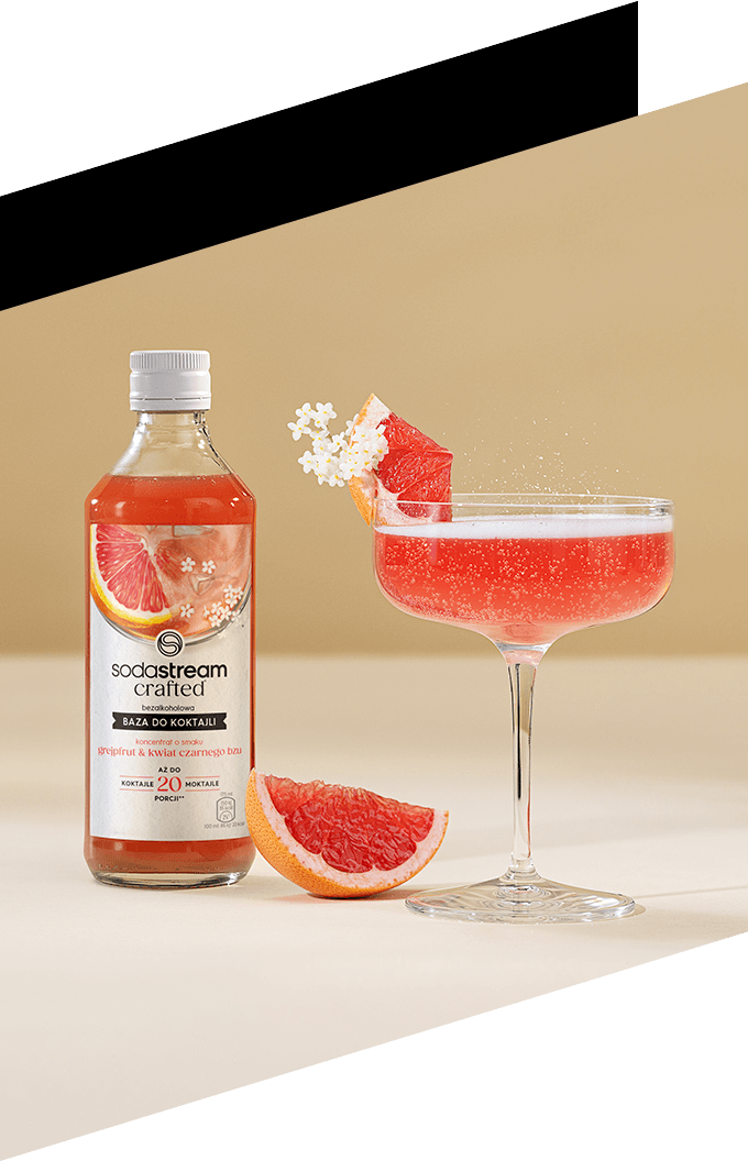sodastream® grapefruit i czarny bez