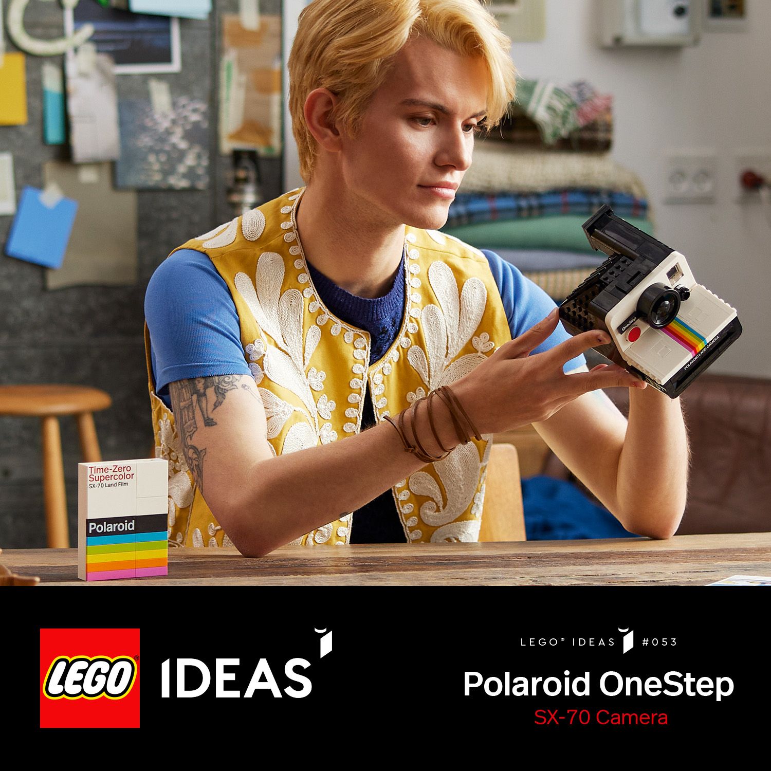 Pl One Step LEGO Ideas 21345 Aparat Polaroid OneStep SX-70 - Ceny i opinie - Ceneo.pl