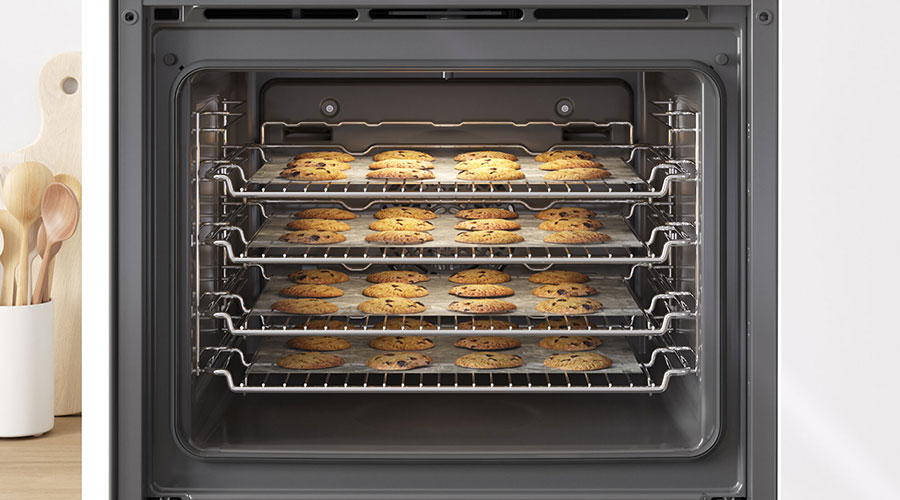 Termoobieg 4D - doskonałe rozprowadzenie gorącego powietrza na każdym poziomie piekarnika.