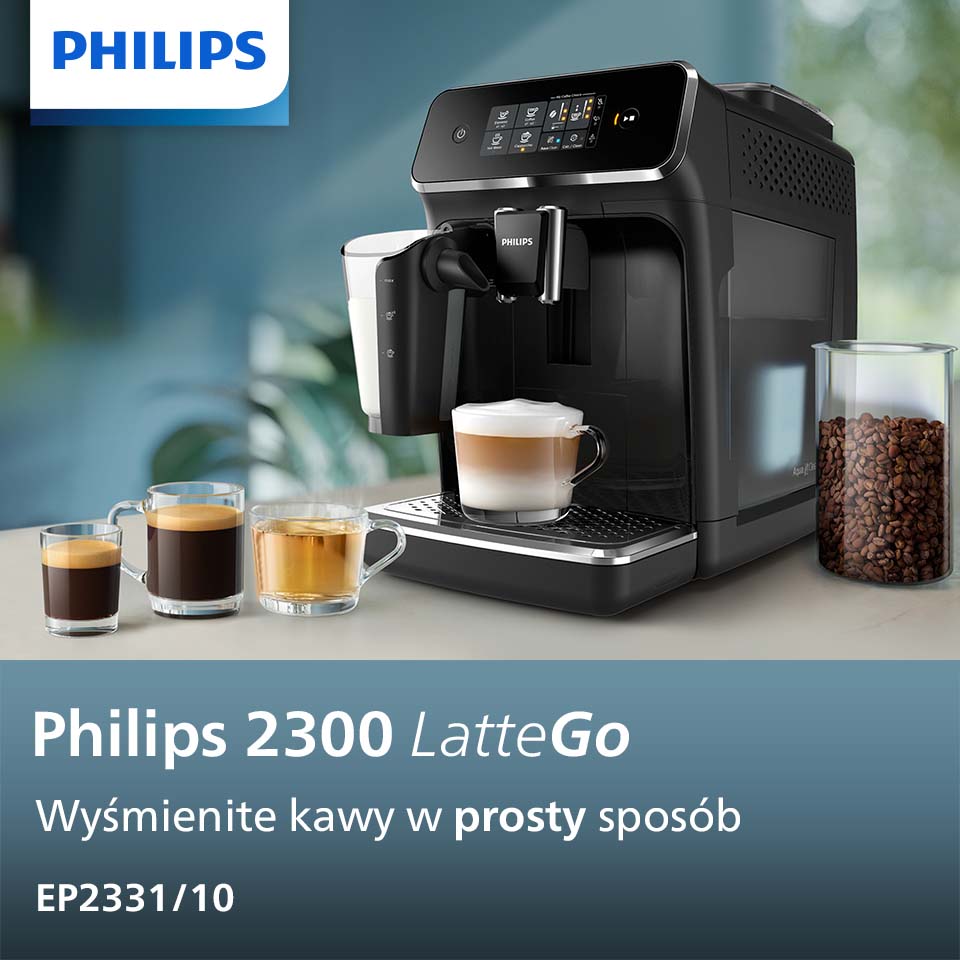 Ekspres PHILIPS 2300 LatteGo EP2331/10 - Opinie i ceny na Ceneo.pl