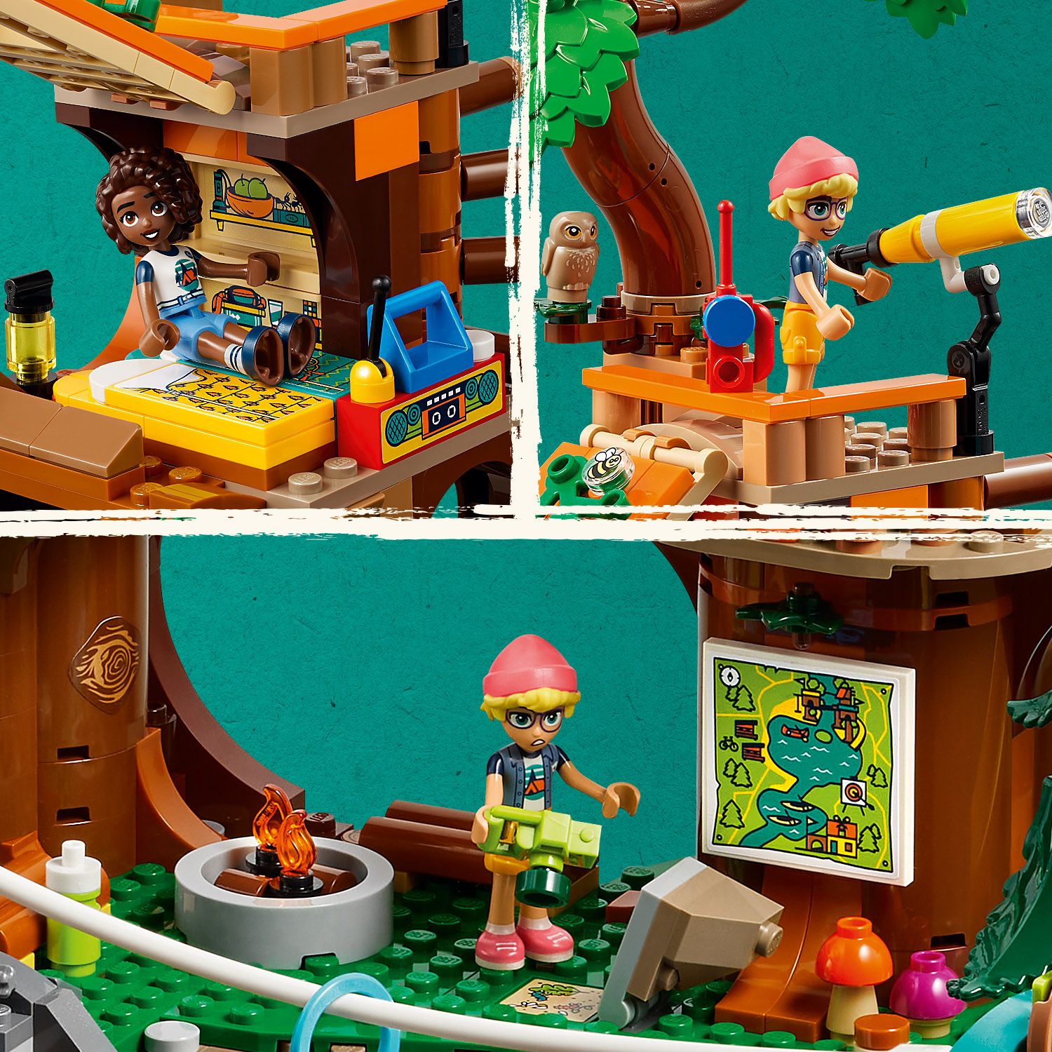 LEGO Friends 42631 Domek na drzewie na obozie kempingowym - Ceny i ...