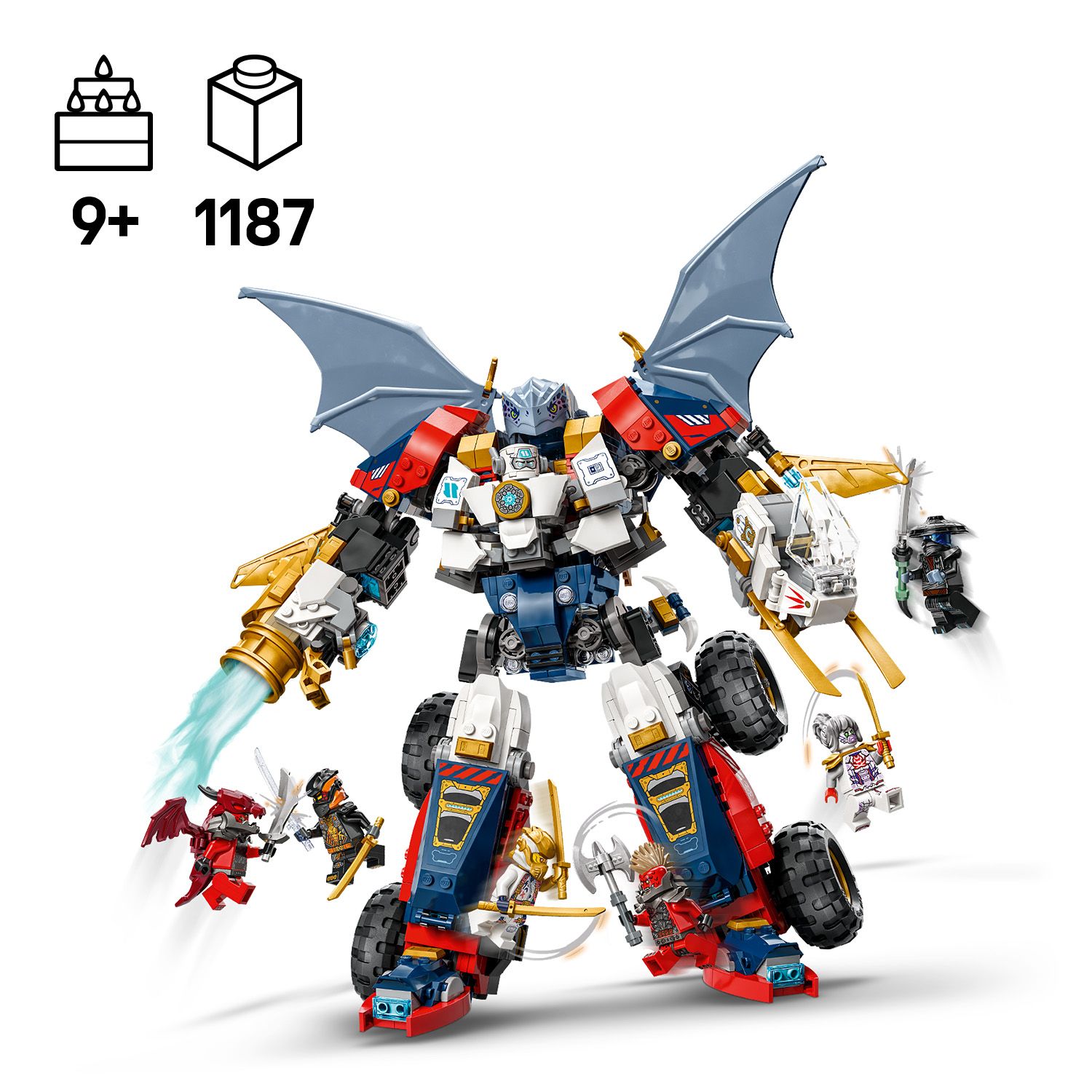 未開封レアデック　まとめ売り LEGO NINJAGO 71834 Wielofunkcyjny ultramech Zane'a - Ceny i opinie