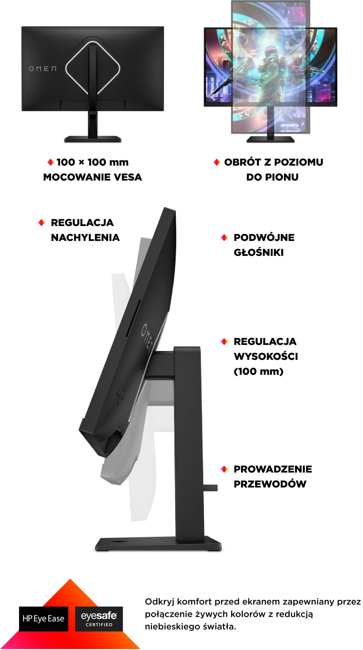 HP MONITOR GAMINGOWY OMEN 27S