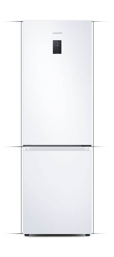 Lodówka Samsung Grand+ RB34C675DWW z zamrażalnikiem dolnym 185,3