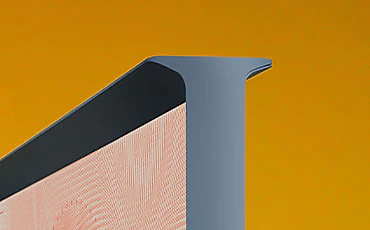 Krawędź The Serif w kolorze niebieskim. LS01BAUXXH
