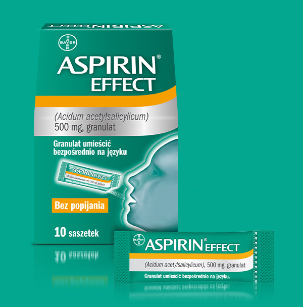 Leki przeciwbólowe ASPIRIN EFFECT 10 SASZETEK Opinie i ceny na Ceneo.pl