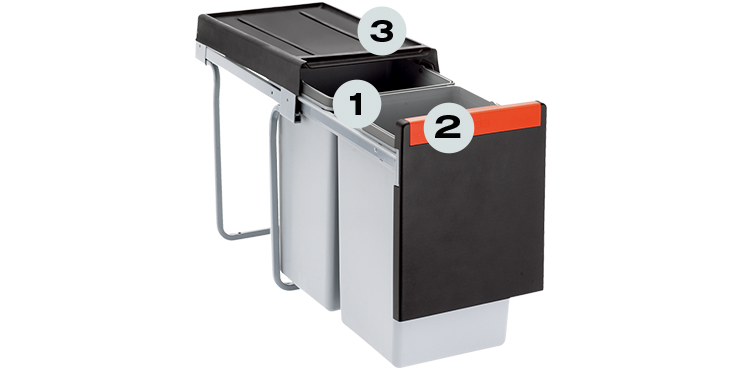 Franke Cube - Cubo de basura integrado Cube 30 134.0039.553 | Sanitino.es Franke Cube - Cubo de basura integrado Cube 30 134.0039.553 | Sanitino.es
