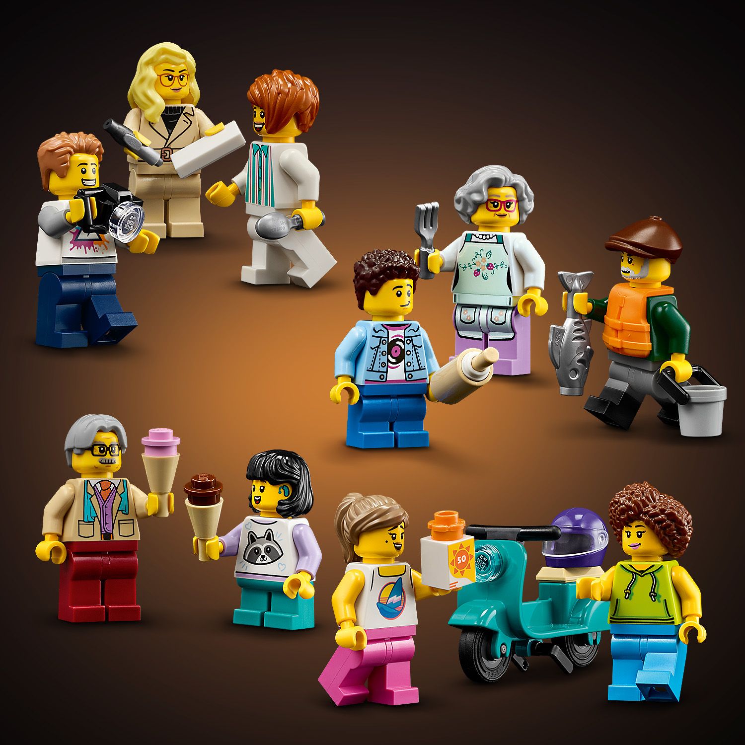 Десять мініфігурок LEGO®