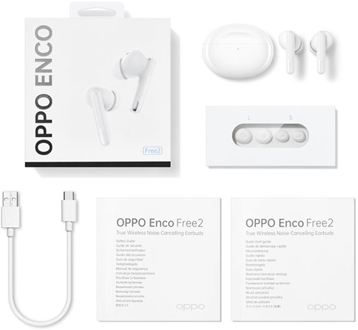 【新品・未使用】OPPO Enco Free2 ホワイト OPPO Enco Free 2 białe ANC - Słuchawki bezprzewodowe - Sklep