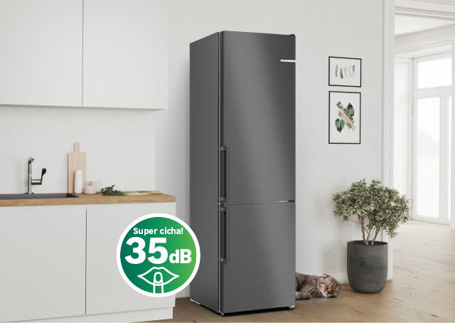 ポニック Lodówka Bosch Serie 4 KGN49VXCT z zamrażalnikiem dolnym 203