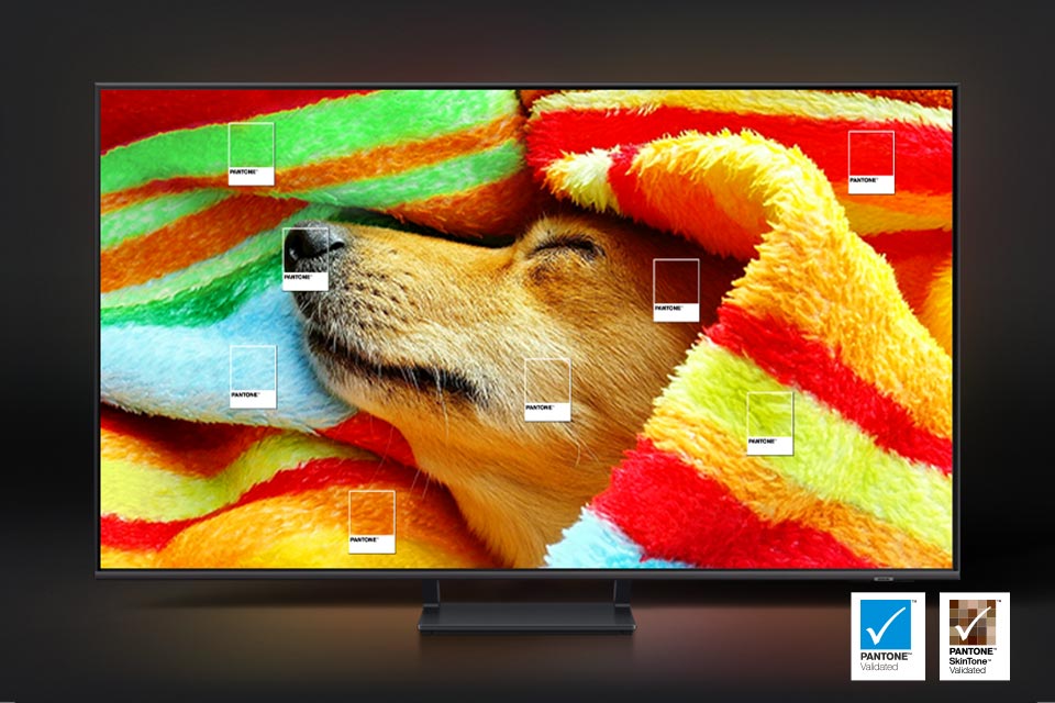 Przykład nasyconych kolorów certyfikowanych przez PANTONE