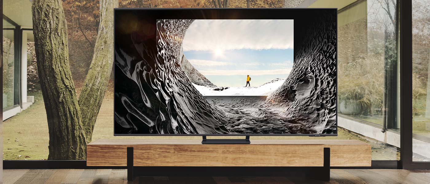 Samsung Q70C cechuje się doskonałym obrazem i pięknym wyglądem