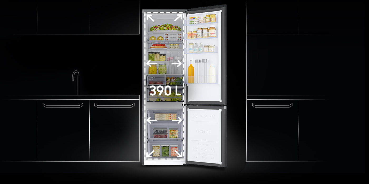 lodówka z technologią SpaceMax™