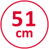 Głębokość tylko 51 cm