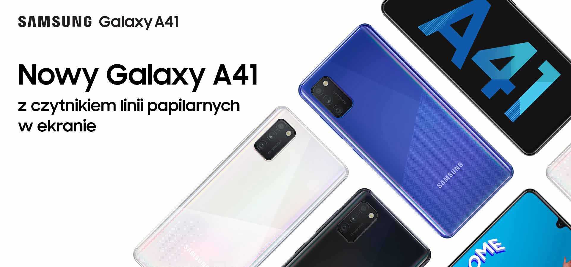 Samsung Galaxy A41 SM-A415 4/64GB Biały - Cena, opinie na