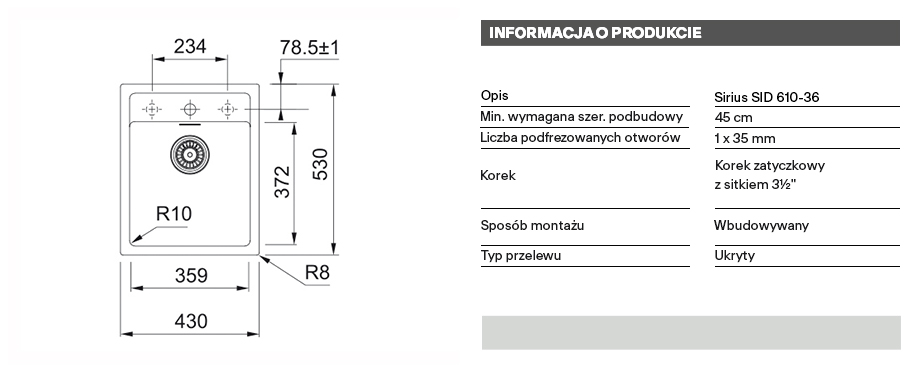 technical info