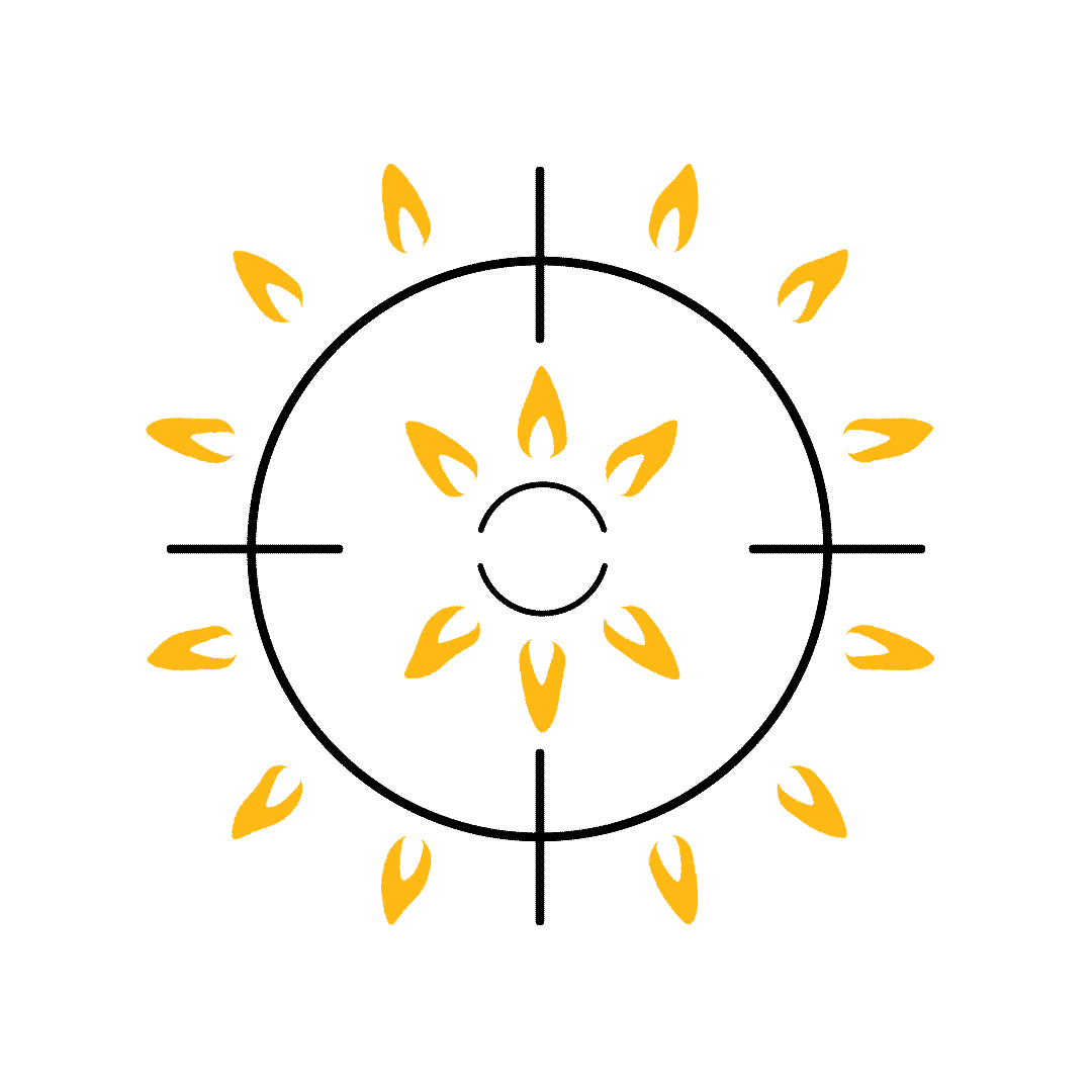 Palnik potrójna korona ((black)