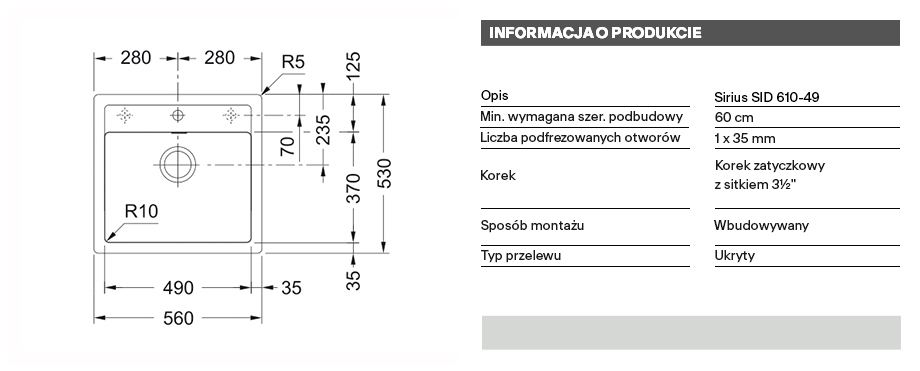 technical info