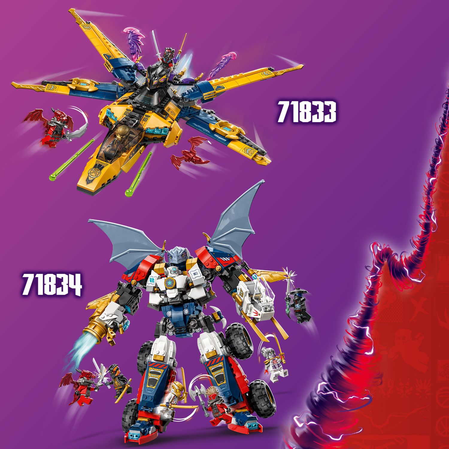 Więcej zestawów do kolekcji LEGO® NINJAGO®