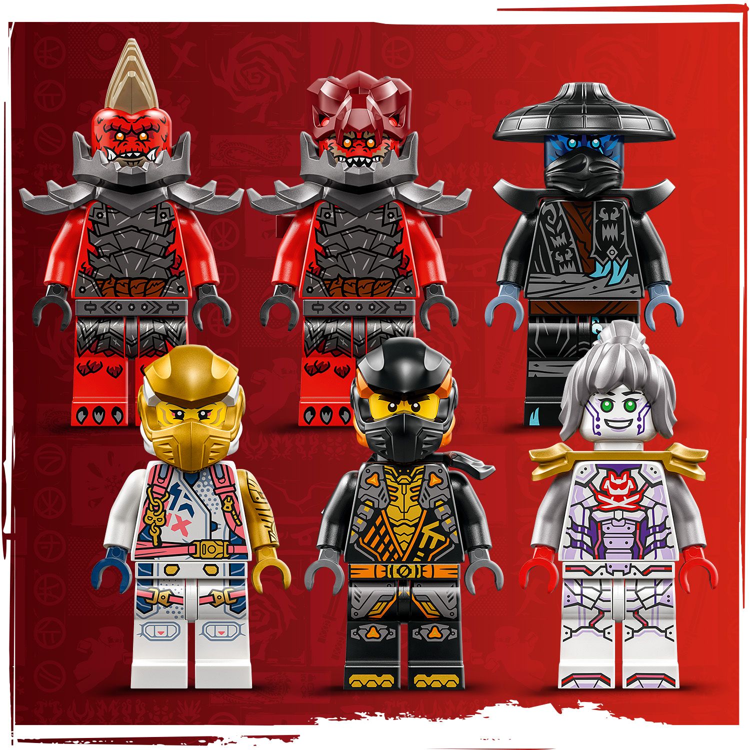 Sześć minifigurek NINJAGO®
