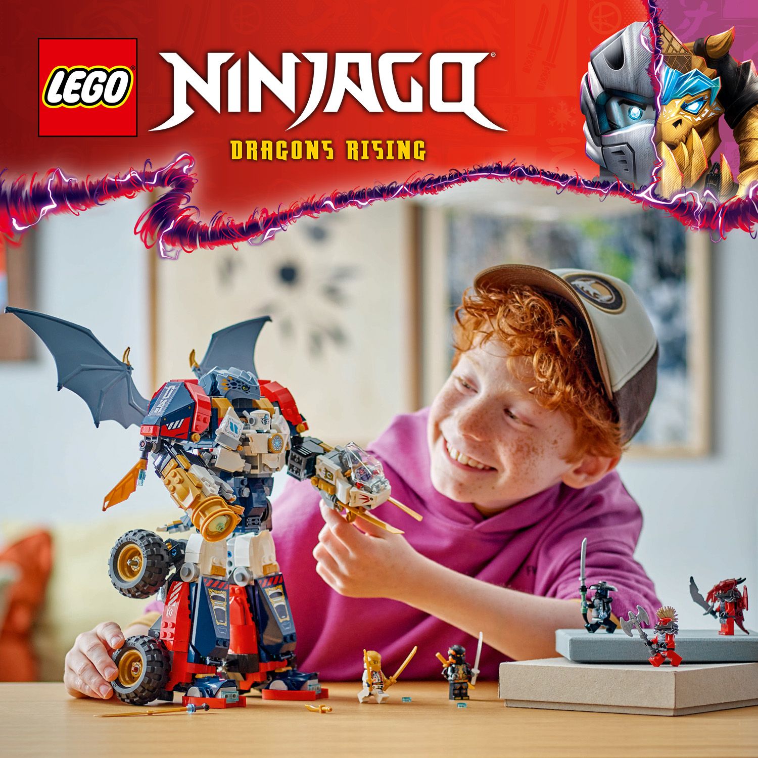 Zestaw LEGO® NINJAGO® 4 w 1 z mechem